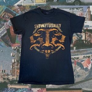 Vintage 90s Subway To Sally Tee
